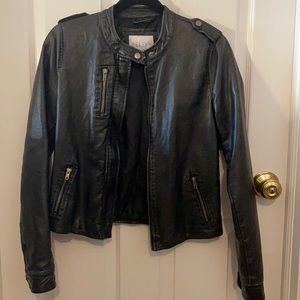 Delias: faux leather jacket